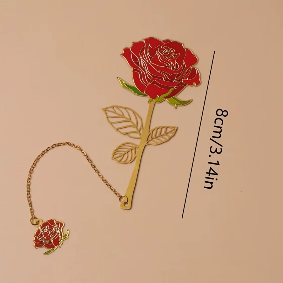 Marcapáginas Rosa Dorada